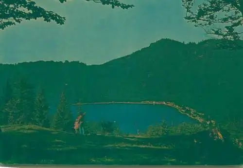 Postcard Romania vedere Baile Tusnad lacul Sf. Ana