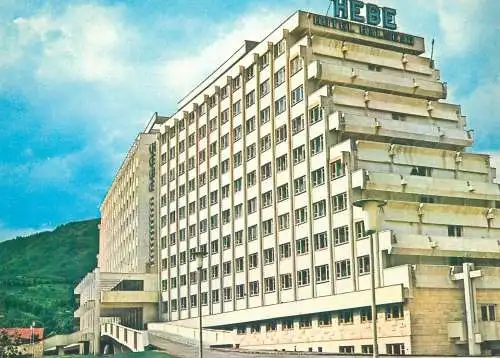 Postcard Romania vedere Sangeorz Bai hotel Hebe