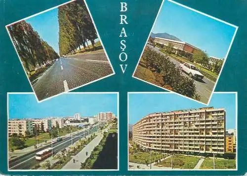 Postcard Romania vedere Brasov