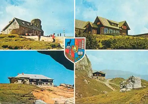 Postcard Romania vedere Muntii Bucegi
