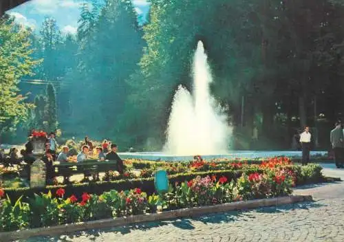 Postcard Romania vedere Govora parc