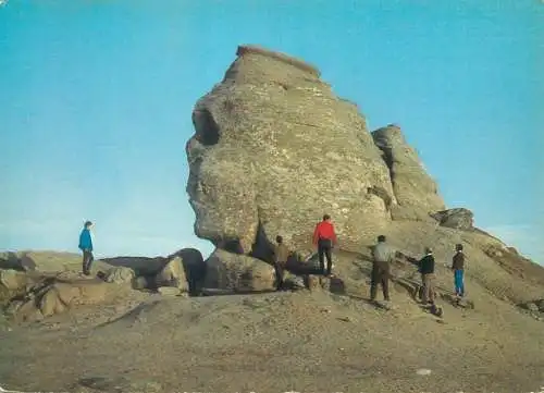 Postcard Romania vedere Muntii Bucegi Sfinx