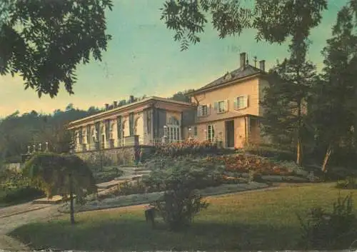 Postcard Hungary Paradfurdo restaurant 1963