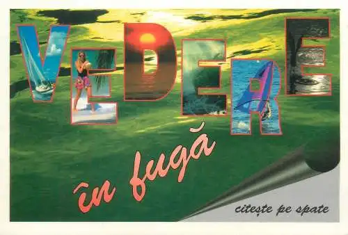 Postcard Romania vedere in fuga de la mare