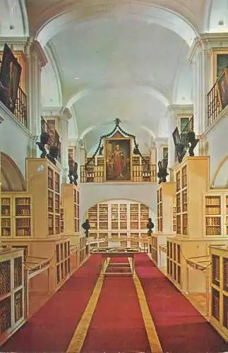 Postcard Romania vedere Targu Mures biblioteca S Teleki