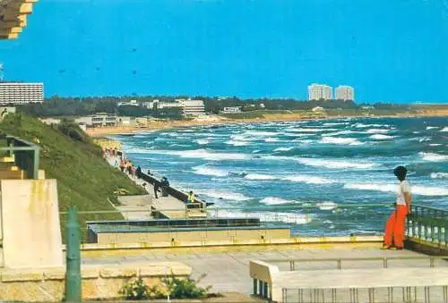 Postcard Romania vedere Eforie Nord faleza