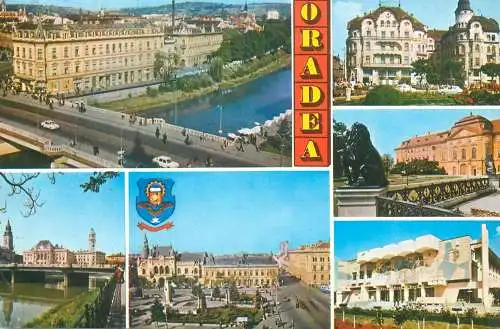 Postcard Romania vedere Oradea