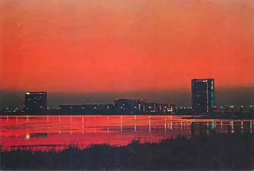 Postcard Romania vedere Mamaia la apus