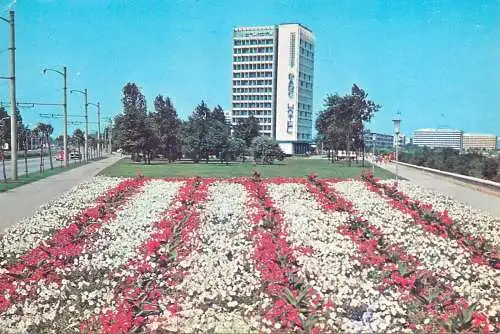 Postcard Romania vedere Mamaia Hotel parc