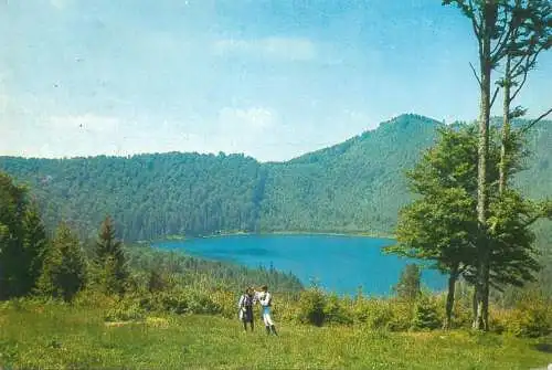 Postcard Romania vedere Tusnad lacul sfanta Ana 1972