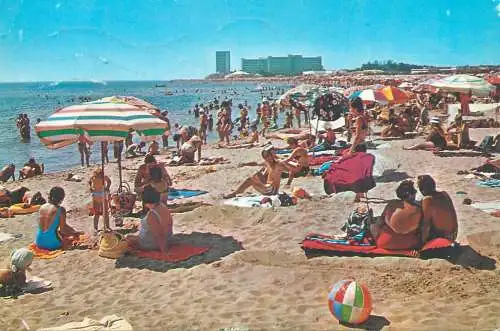 Postcard Romania vedere Mangalia Nord-Venus plaja