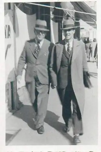 Photo ca. 6 x 9 cm social history 1938 elegant men