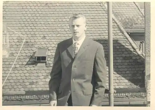 Photo ca. 7 x 10 cm man portrait