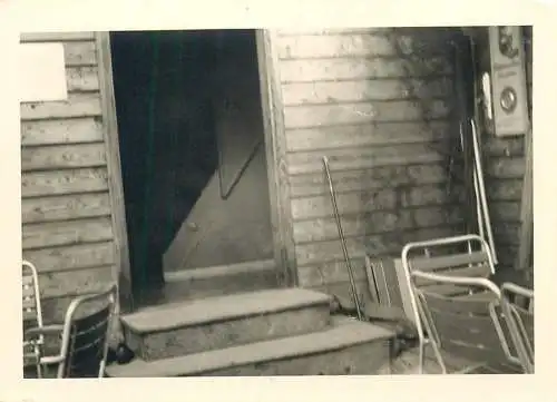Photo ca. 7 x 10 cm chalet interior scene