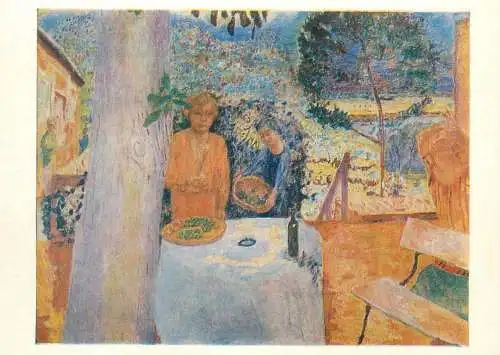 Metropolitan Museum Moscow Soviet Fine Art Painting Postcard terrace