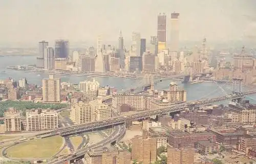Postcard United States > NY - New York Brooklyn aerial