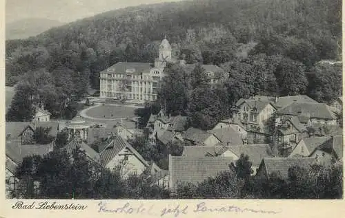 Postcard Germany Bad Liebenstein 1950