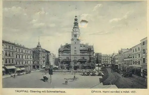 Postcard Opava Czech Republic Troppau