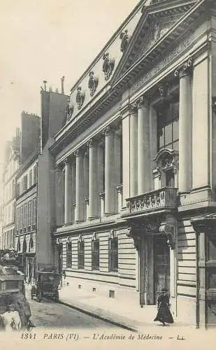 France Postcard cpa Paris L'Academie de Medecine