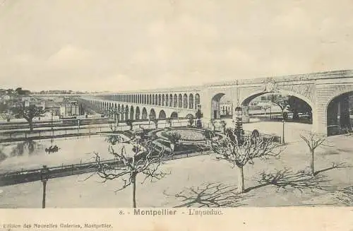 France Postcard cpa Montpellier L'Aqueduc