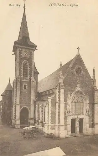 France Postcard cpa Louhans Eglise