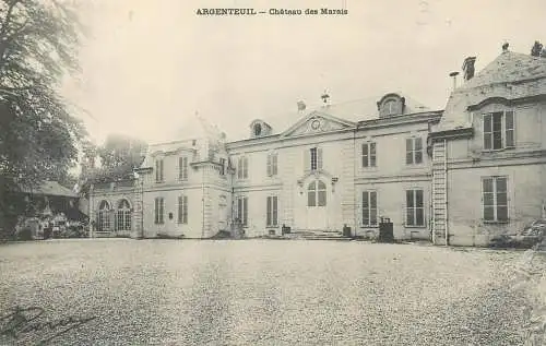 France Postcard cpa Argenteuil Chateau des Marais