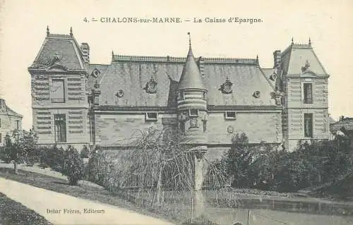 France Postcard cpa Chalons-sur-Marne La Caisse d'Epargne