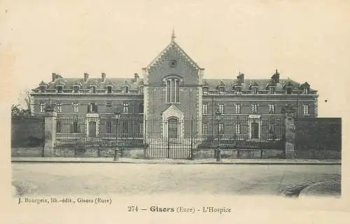 France Postcard cpa Gisors L'hospice