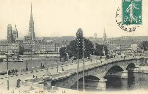 France Postcard cpa Pont Corneille