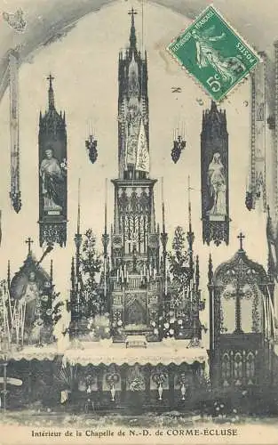 France Postcard cpa Corme-Ecluse Chapelle de Notre-Dame