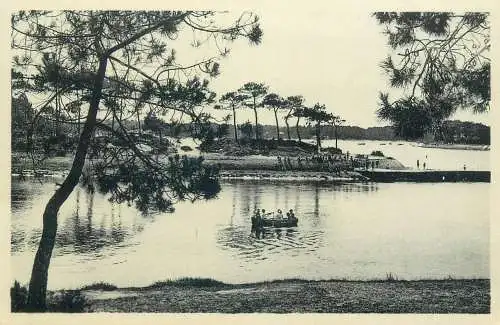 France Postcard cpa Capbreton vue sur le Canal