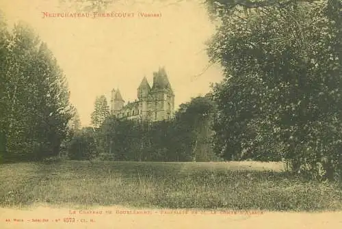France Postcard Neufchateau Frebecourt Le Chateau de Bourlemont
