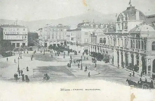 France Postcard cpa Nice Casino Municipal