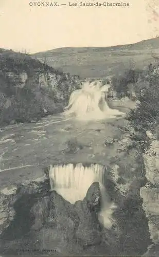 France Postcard cpa Oyonnaz Les-Sauts-de-Charmaine paysage pittoresque