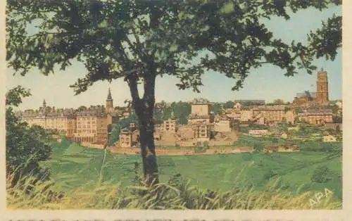 France Postcard Rodez vue generale