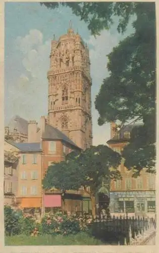 France Postcard cpa Rodez Clocher de la Cathedrale XVeme siecle