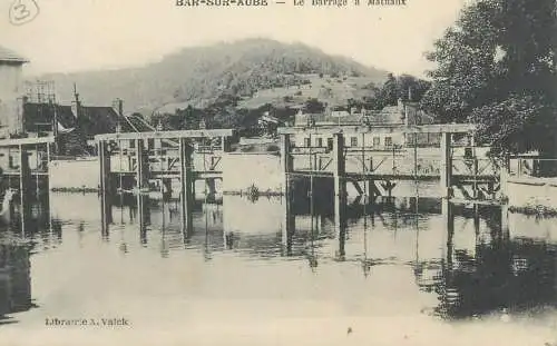 France Postcard cpa Bar-sur-Aube Le Barrage a Mathaux