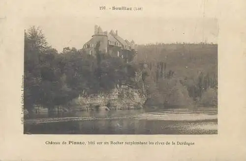 cpa France Postcard Souillac Chateau de Pinsac