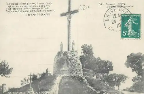 cpa France Postcard Brive Calvaire de St Antoine