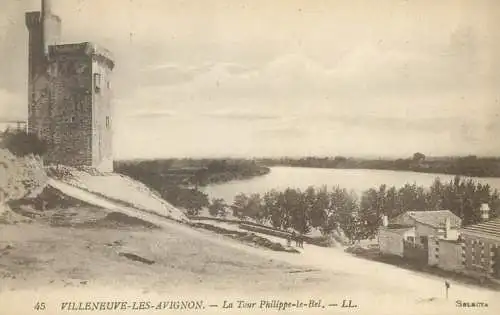 cpa France Postcard Villeneuve-les-Avignon La Tour Philippe le Bel