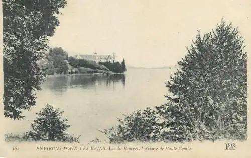 cpa France Postcard Environs d'Aix les Bains Lac du Bourget, l'Abbaye de Haute-Combe