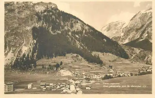 cpa France Postcard Pralognan vue generale sur la Vanoise