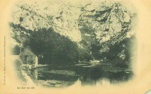 France cpa Postcard Le Lac en ete lieu d'identification paysage pittoresque