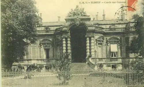 France cpa Postcard Elbeuf Cercle de Commerce