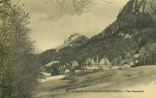 France cpa Postcard Convent de la Grande Chartreuse vue d'ensemble