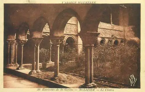 France cpa Postcard La Ariege Ilustree Environs de St-Girons St Lizier Le Cloitre