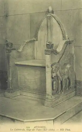 France cpa Postcard Avignon La Cathedrale Siege des Papes XIe siecle