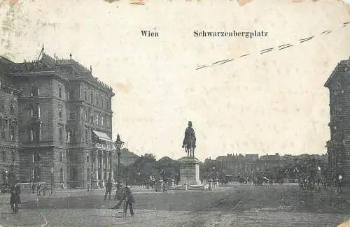 Postcard Austria Wien Schwarzenbergplatz