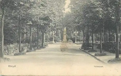 Postcard Germany Rheydt kaiserpark