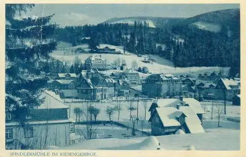 Postcard Czech Republic Spindlermühle im Riesengebirge